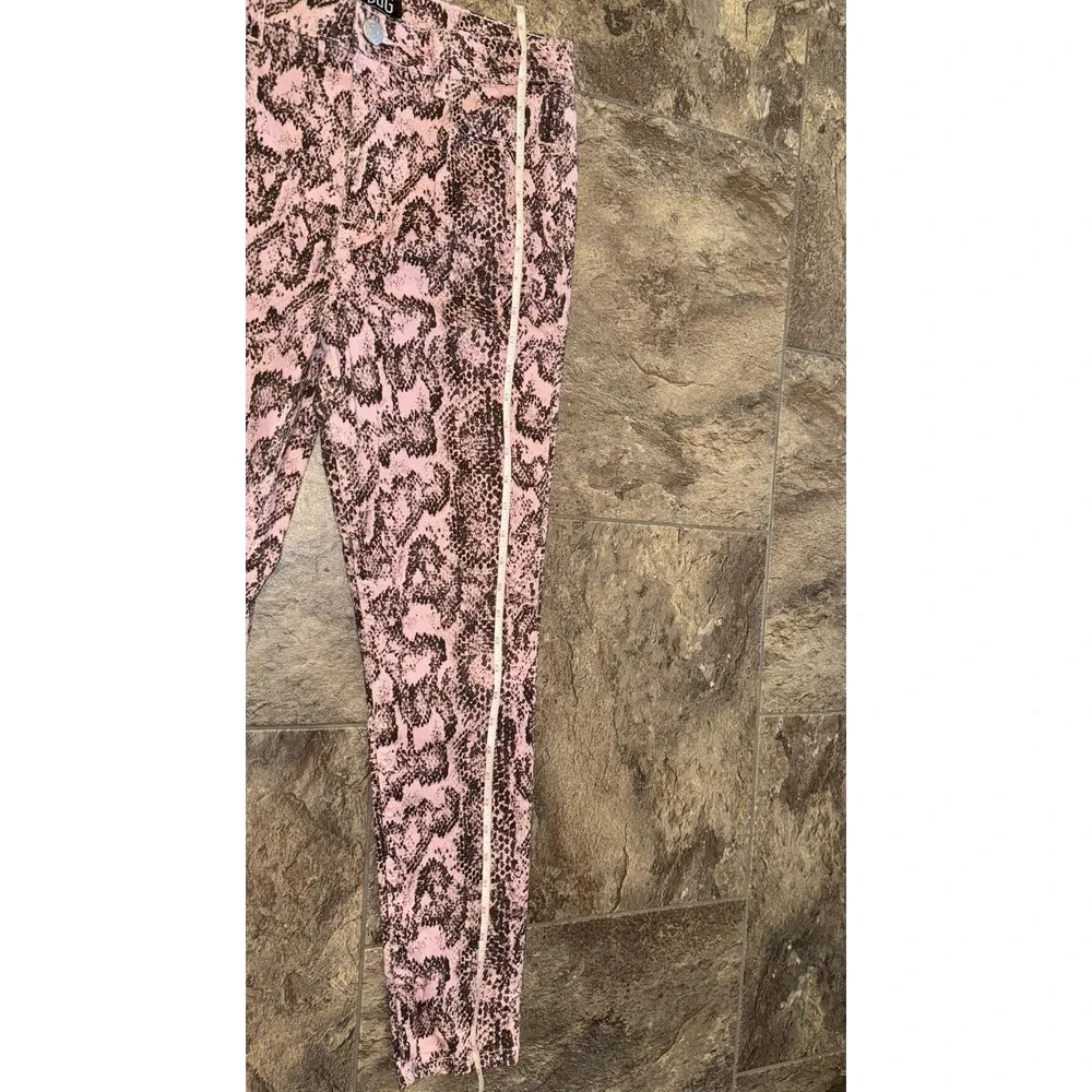 Snake Print Pink BDG Twig High-Rise Skinny Jeans Women Size 27 Urban‎ Outfitters